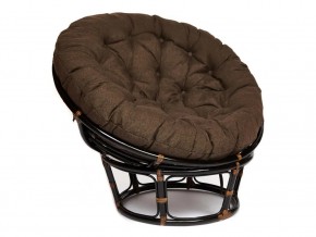 Кресло Papasan 23/01 W с подушкой Antique brown, ткань Коричневый в Серове - serov.magazin-mebel74.ru | фото