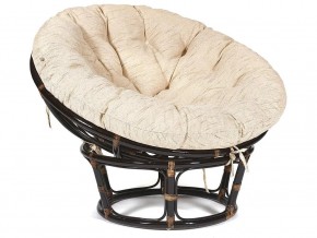 Кресло Papasan 23/01 W с подушкой Antique brown, ткань Старт в Серове - serov.magazin-mebel74.ru | фото