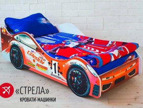 Кровать детская машинка Стрела в Серове - serov.magazin-mebel74.ru | фото