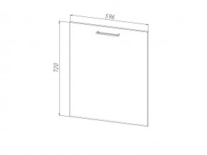 П 60 Комплект для посудомоечной машины 600 мм (цоколь + фасад) ЛДСП в Серове - serov.magazin-mebel74.ru | фото