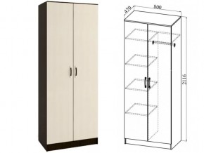 ШКР800.2 Шкаф 2х-створчатый комби в Серове - serov.magazin-mebel74.ru | фото