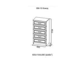 ВМ-10 Комод в Серове - serov.magazin-mebel74.ru | фото